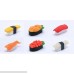 Iwako Japanese Sushi Erasers Box of 60 Pieces in 6 Different Styles B00CBN22Y6